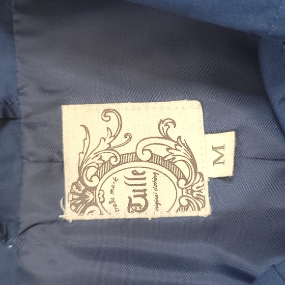 Tulle blue jacket sz Medium - Picture 5 of 13